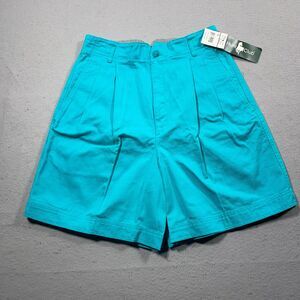 Vintage Shorts Women Size 12 High Rise Pleated Retro 80s 90s Deadstock‎ NWT